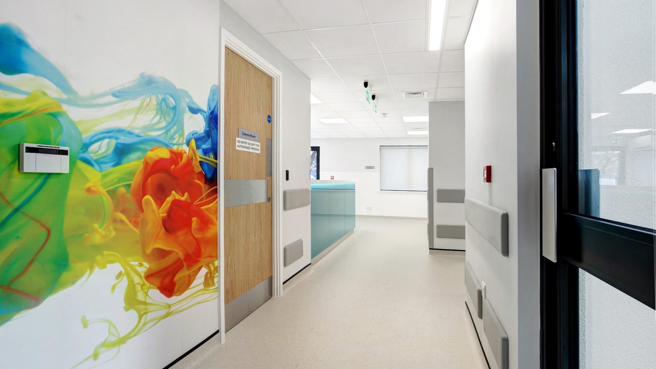 West Middlesex Hospital – MRI Waiting Area, completed by Marcon Construction